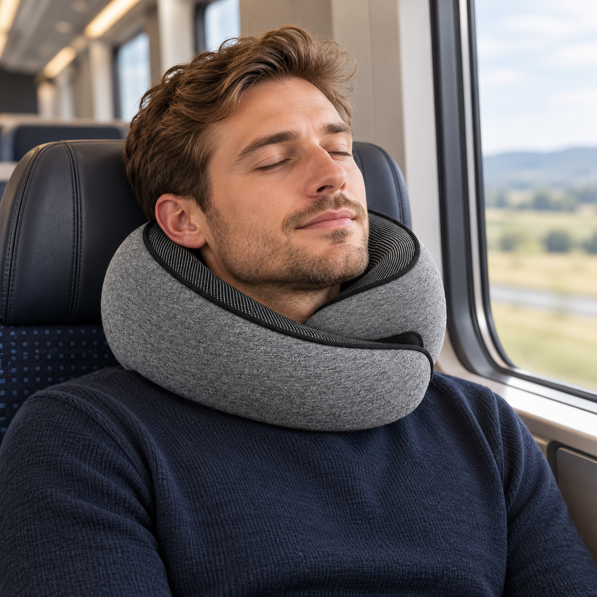 Travel Pillow Neck Pillow Memory Foam Neck Pillow Airplane, Portable Travel Pillows For Airplanes Offices And Cars Travel Neck Pillow Soft Neck Pillow For Traveling