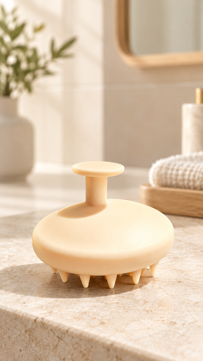 Silicone Shampoo Massage Dedicated Hair-Washing Comb Scalp-Cleaning Shampoo Brush
