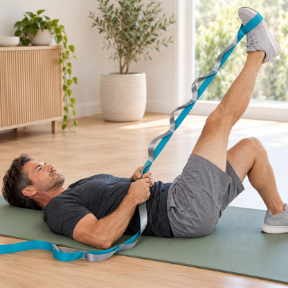 Multi-loop Non-elastic Yoga Stretching Training Belt