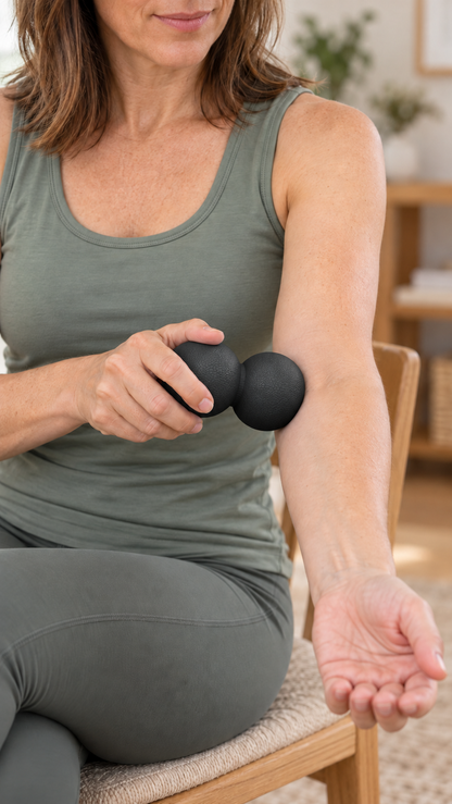 Peanut Massage Ball High Density Lightweight Fitness Body Massage Yoga Exercise Relieve Pain