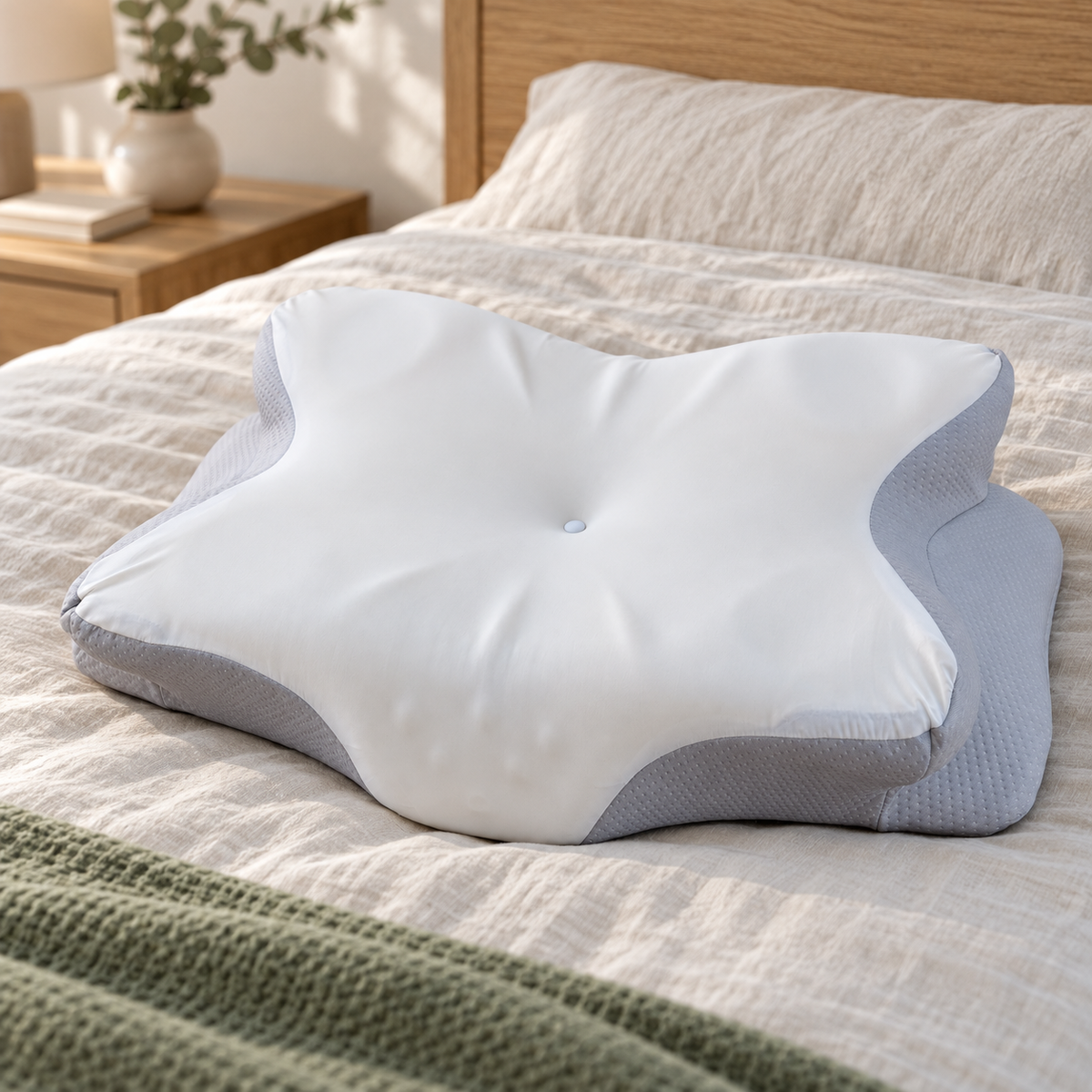 butterfly pillow — bedroom setting
