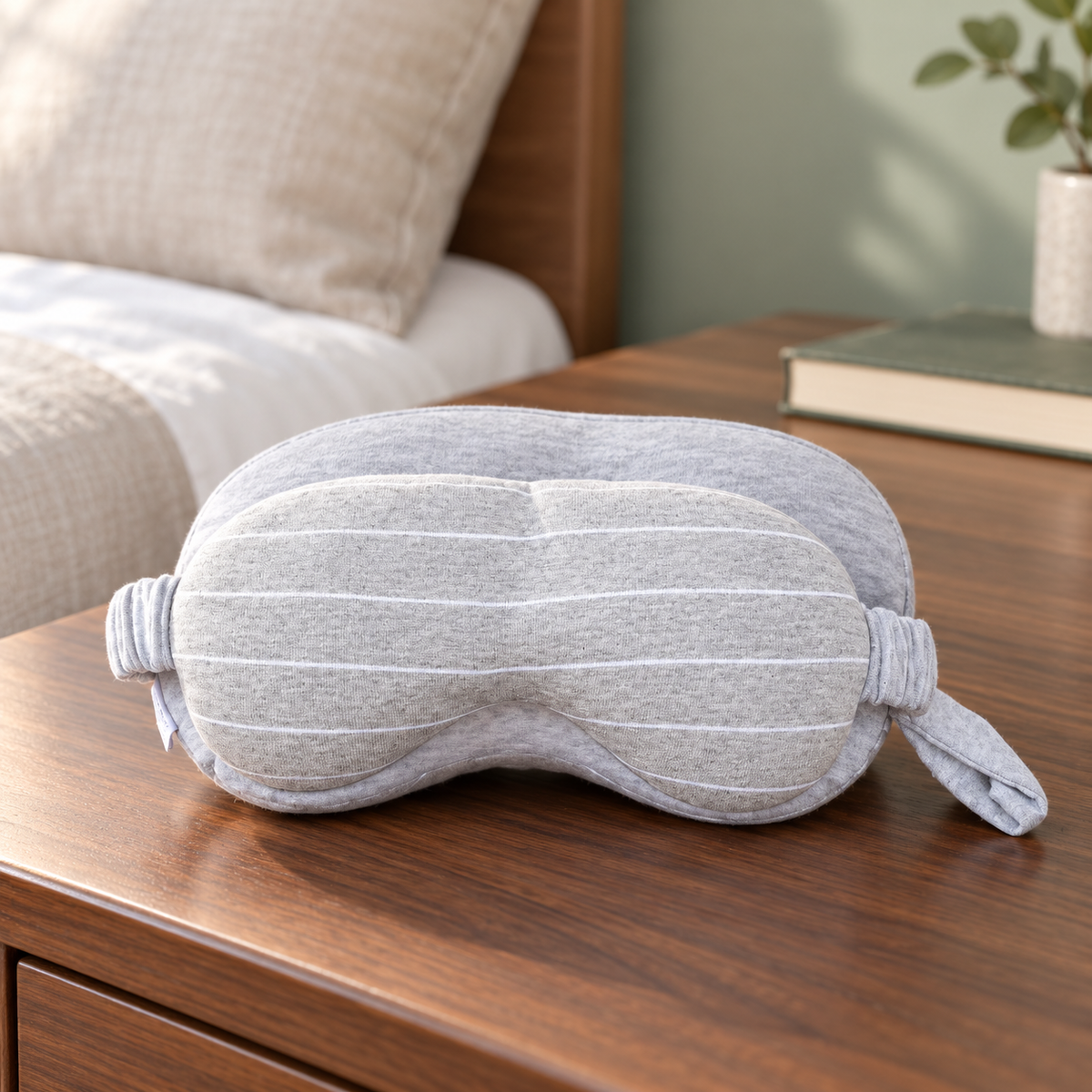eye mask pillow — bedroom setting