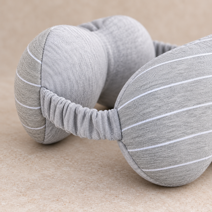 eye mask pillow — strap pillow detail