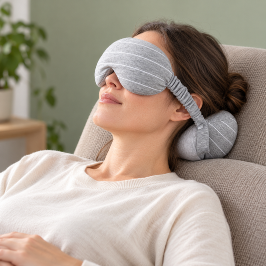 eye mask pillow — home recliner use