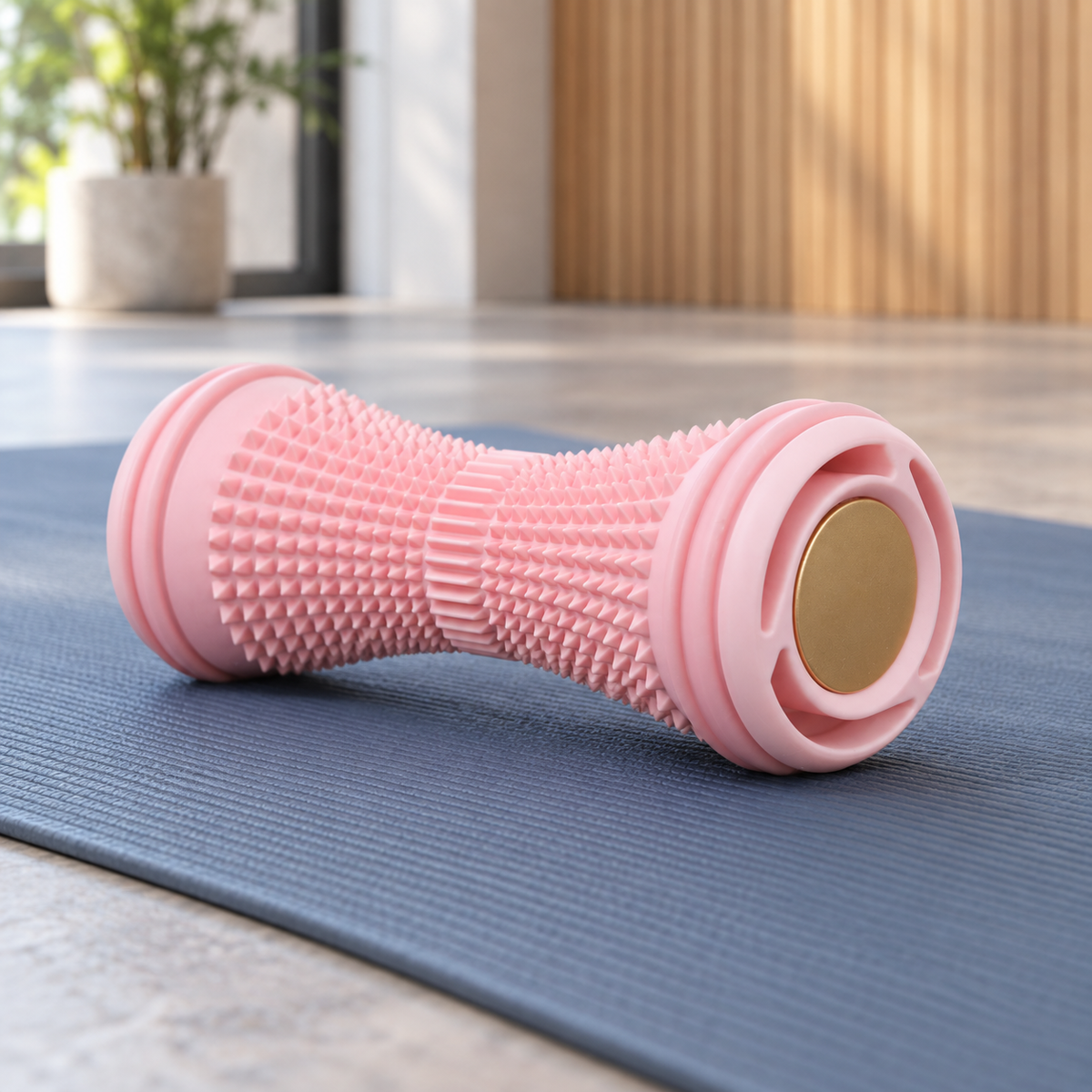 foot massage roller — studio setting