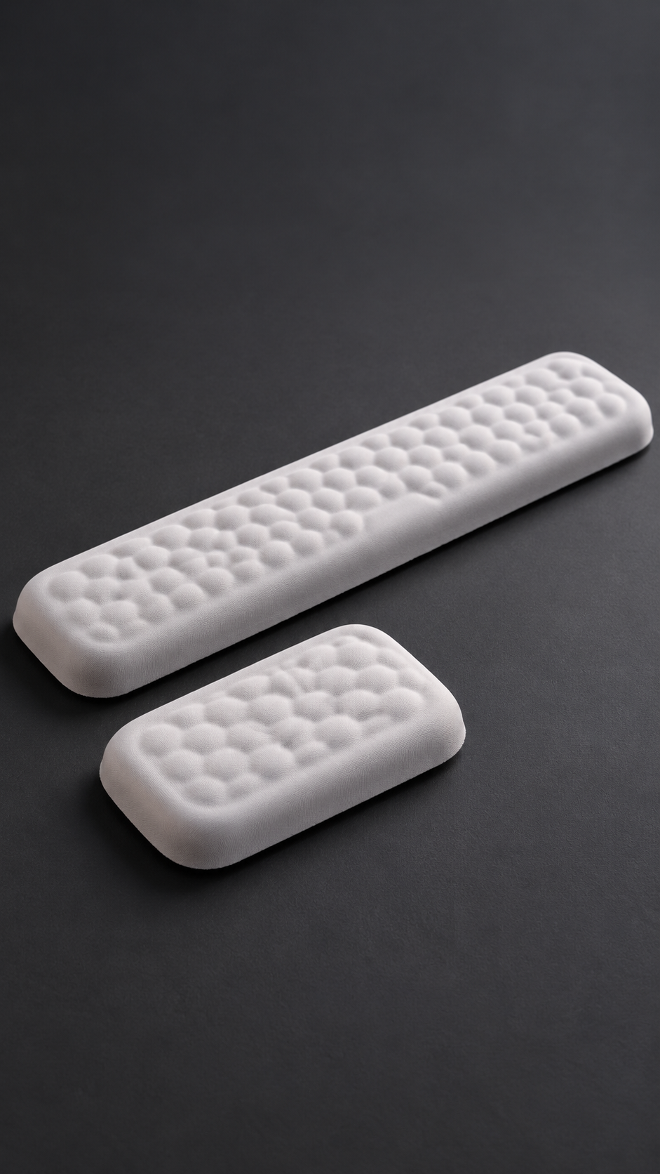 wrist rest set — charcoal portrait