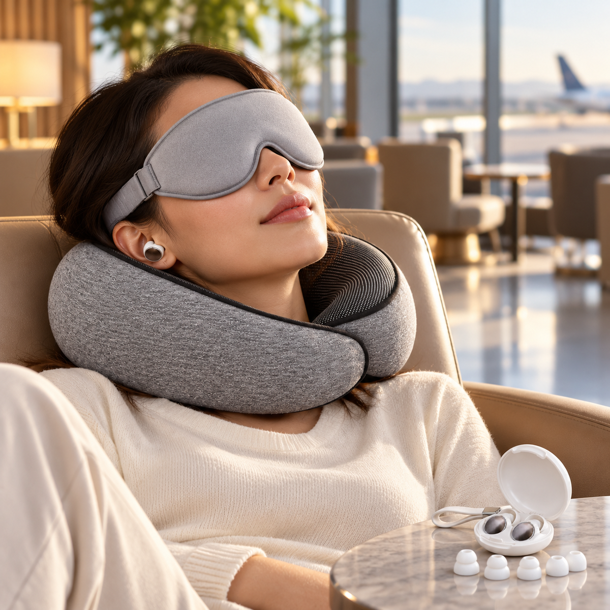 Travel Sleep Bundle — bundle in use